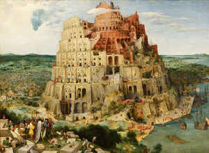 img  Tower of Babel: Megalomania rarely ends well.  